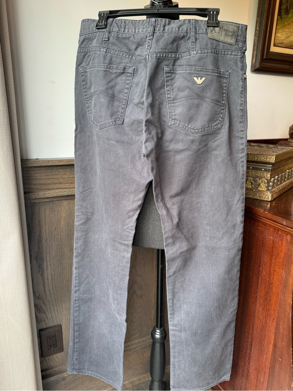 Armani J21 regular fit Gray denim jeans size 34x34 - Picture 2 of 10